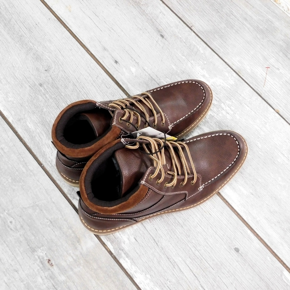 NWT- GOODFELLOW & CO JARRETT MENS LACE WORK BOOTS - Picture 4 of 7